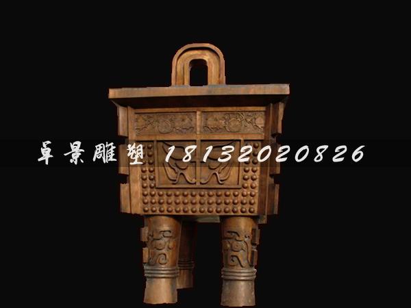 大連星海國(guó)際游樂(lè)場(chǎng)銅鼎4米高2