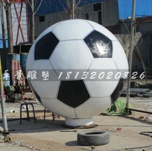 不銹鋼足球，學校廣場足球雕塑