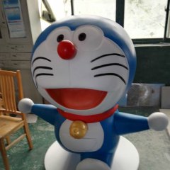 玻璃鋼哆啦A夢雕塑，玻璃鋼機器貓雕塑