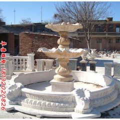 石雕噴泉，大理石噴泉雕塑