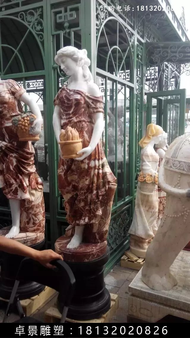 西方人物石雕，西方美女石雕 (7)