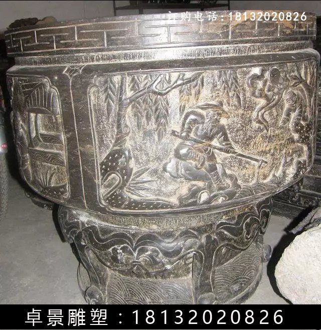 石水缸，仿古石水缸 (7)