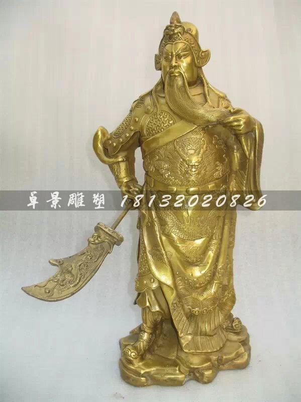 關公銅雕，關帝銅雕