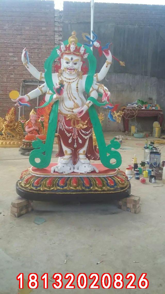 玻璃鋼藏佛雕塑，玻璃鋼密宗佛雕塑 (1)