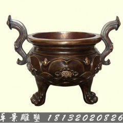 銅爐，銅荷花爐