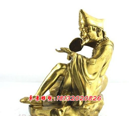 道濟(jì)和尚銅雕，濟(jì)公銅雕 (1)