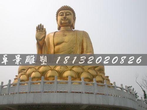 如來佛祖銅雕，鑄銅如來佛雕塑