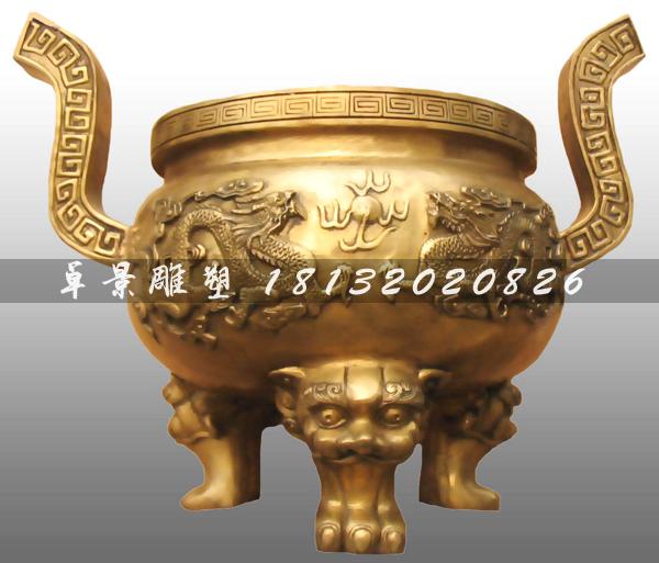 三足圓鼎，鑄銅三足鼎