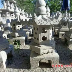 石燈，大理石石燈雕塑