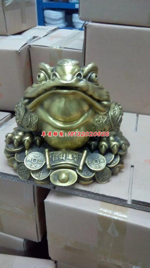 金蟾銅雕，三足金蟾，招財金蟾 (1)