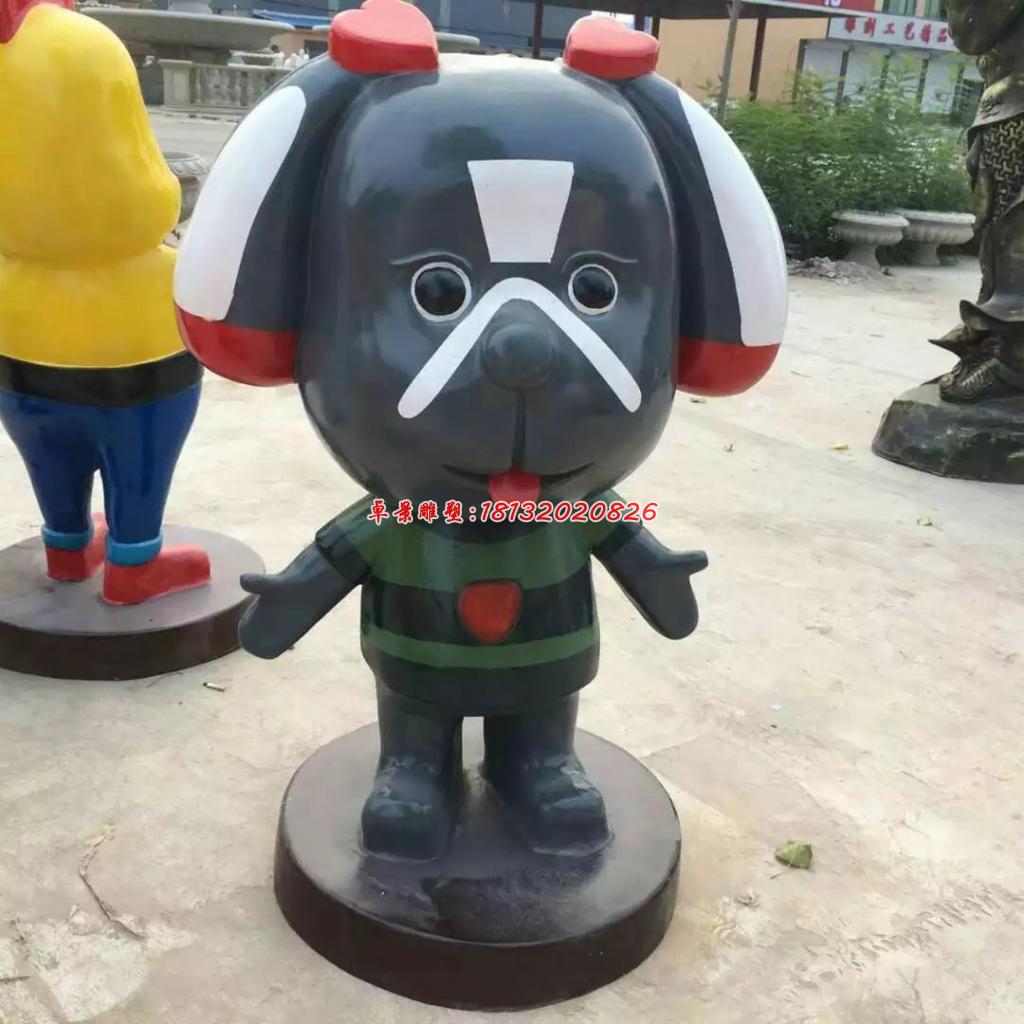 玻璃鋼十二生肖雕塑，玻璃鋼卡通動(dòng)物雕塑 (4)