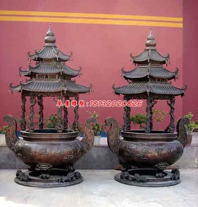銅香爐，寺廟銅香爐