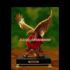 老鷹銅雕，誠信共贏銅雕，企業銅雕