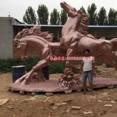 不銹鋼馬雕塑，廣場(chǎng)不銹鋼動(dòng)物雕塑