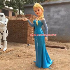 玻璃鋼艾莎雕塑，玻璃鋼人物雕塑