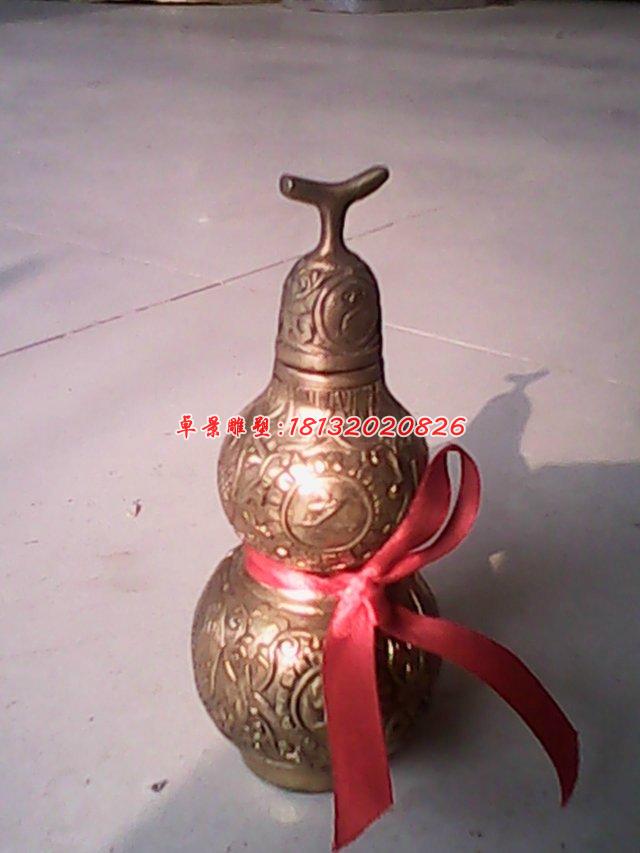 銅葫蘆，鎮宅葫蘆銅雕