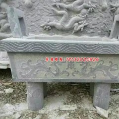 石雕鼎，四腳鼎，香爐石雕