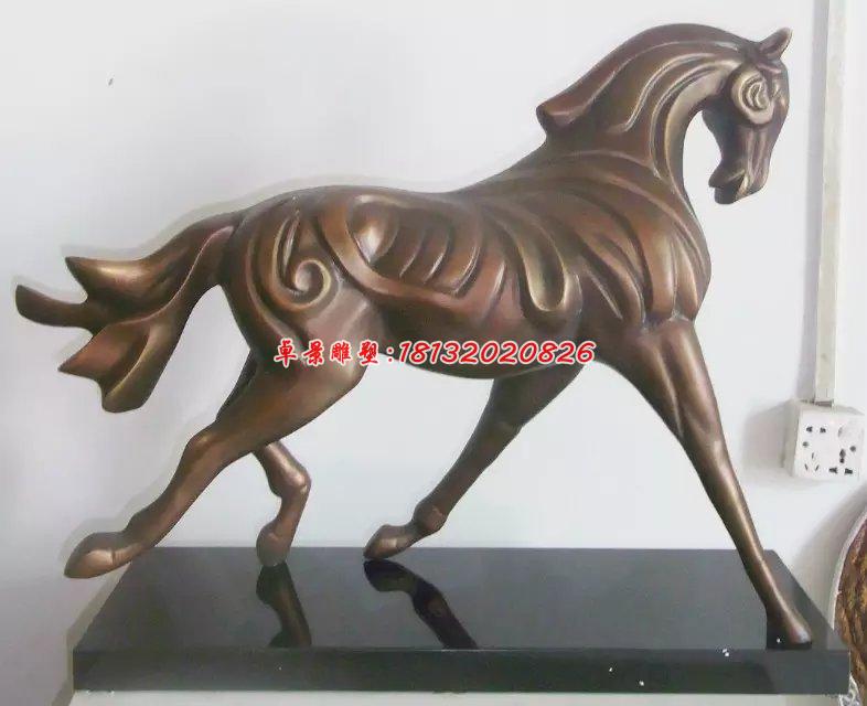 銅雕馬，公園銅馬動物雕塑
