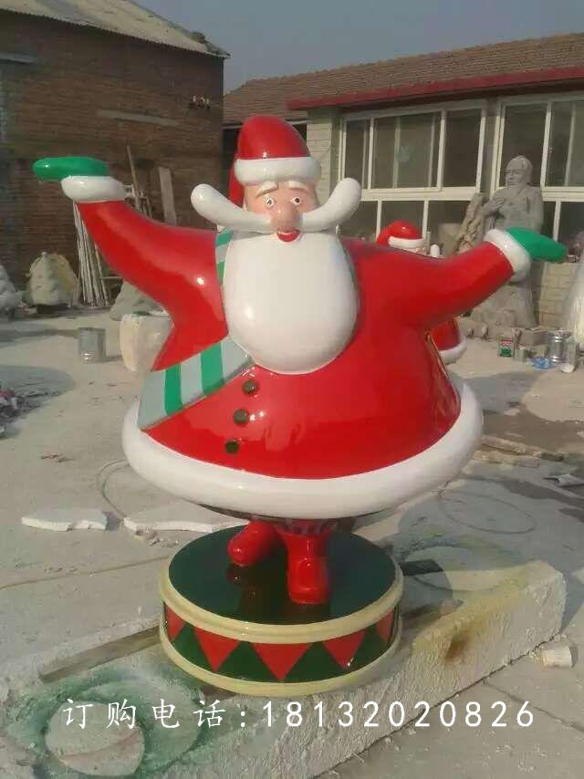玻璃鋼圣誕老人雕塑，卡通動漫雕塑 (1)