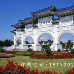 石雕牌坊，五門牌坊，廣場牌坊雕塑