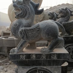 貔貅石雕，青石貔貅