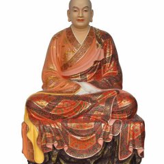 坐式佛像雕塑，玻璃鋼十八羅漢