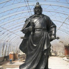 鄭和銅雕，廣場古代名人銅雕