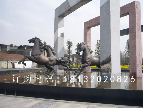 奔跑的馬銅雕，廣場(chǎng)銅雕馬