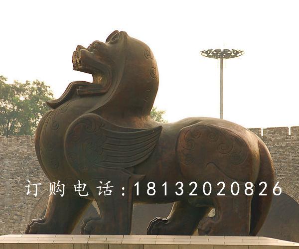 貔貅銅雕，廣場神獸銅雕