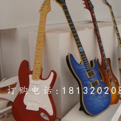 玻璃鋼吉他雕塑，玻璃鋼仿真樂器