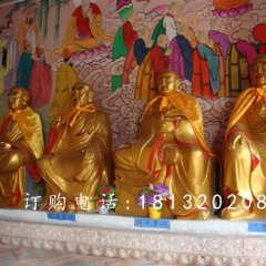 玻璃鋼十八羅漢雕塑，寺廟羅漢雕塑