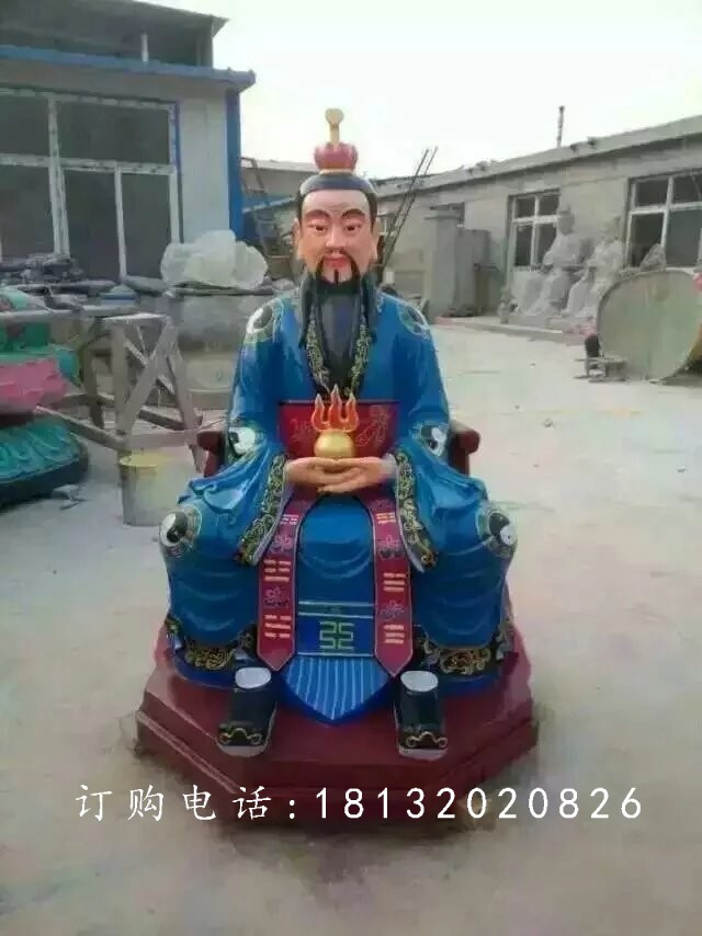 玻璃鋼鎮(zhèn)元子雕塑，神仙玻璃鋼雕塑