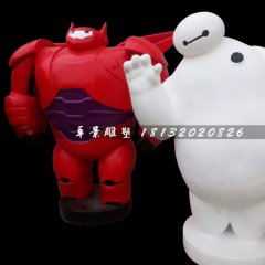 玻璃鋼大白，玻璃鋼電影角色雕塑