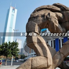 搏擊者石雕，廣場景觀石雕