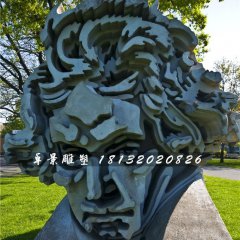 貝多芬頭像石雕，公園創(chuàng)意石雕