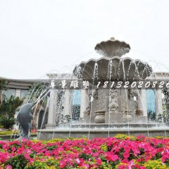 噴泉石雕，公園歐式噴泉石雕