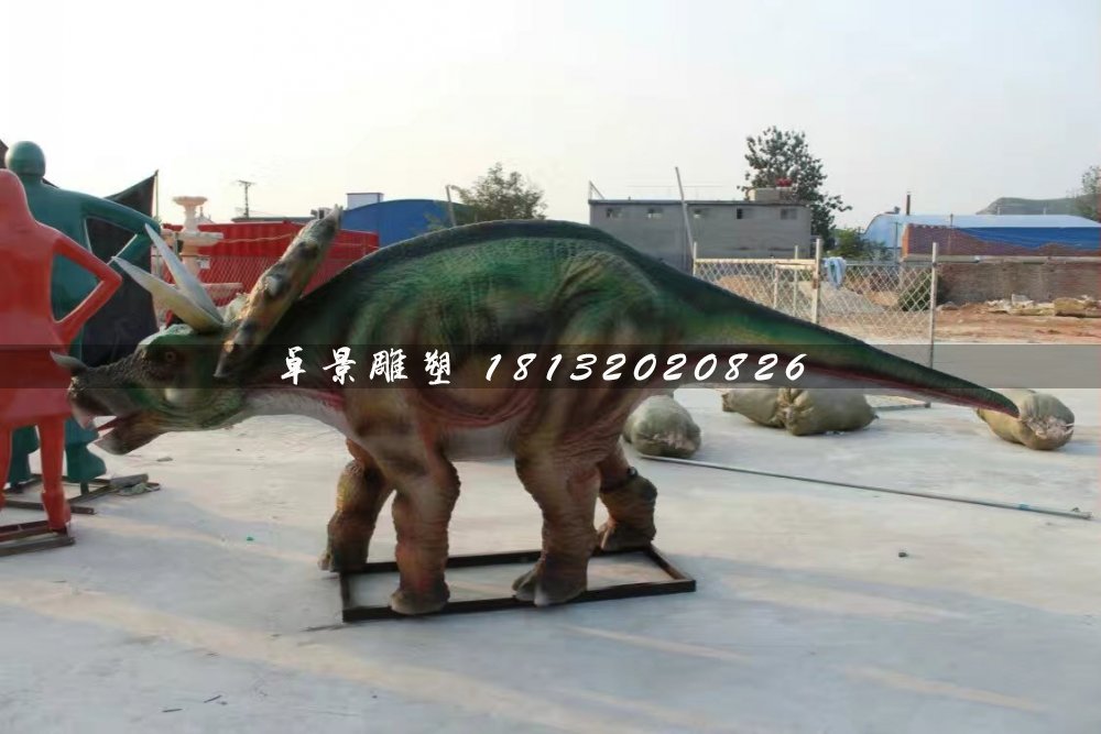 恐龍雕塑，玻璃鋼仿真動物雕塑 (4)