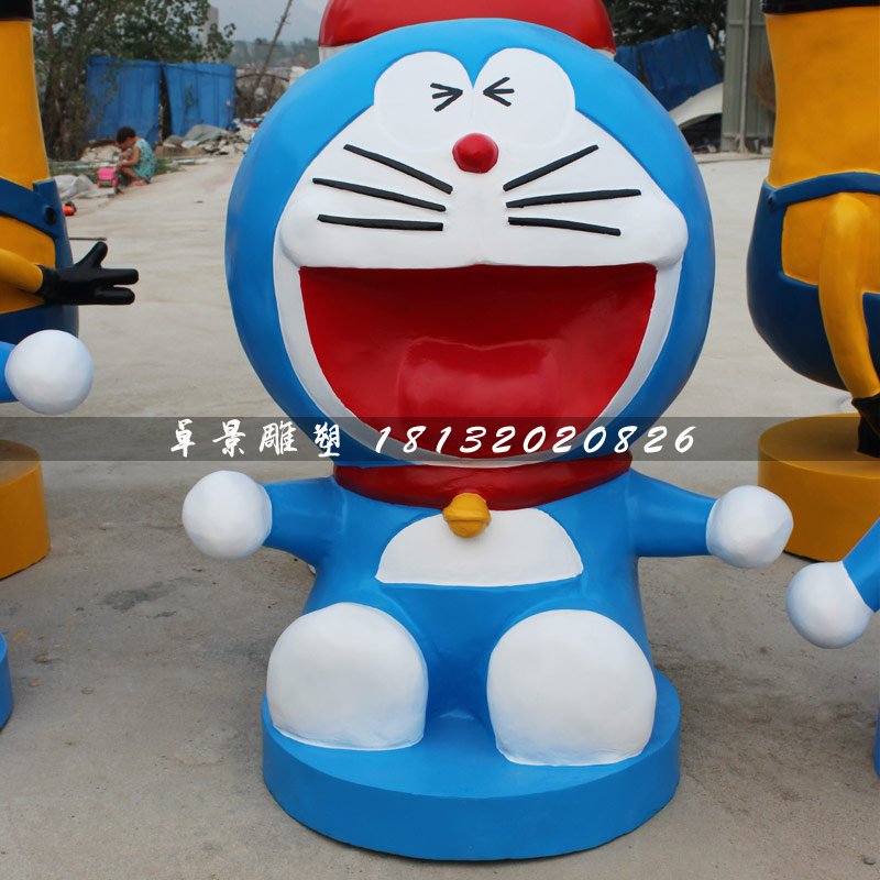 多啦a夢(mèng)雕塑，卡通動(dòng)漫雕塑