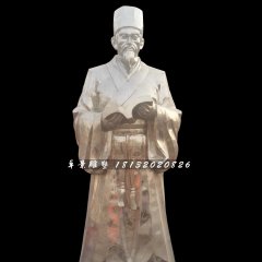 李時珍看醫書雕塑，不銹鋼古代人物雕塑