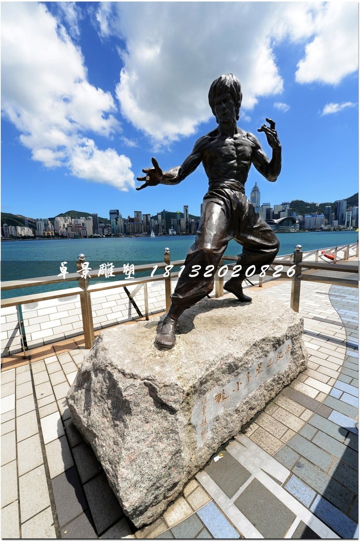 李小龍銅雕，電影明星銅雕