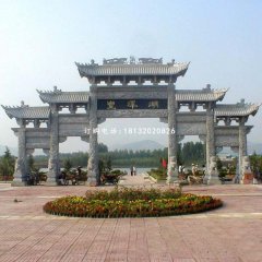 青石牌坊，石雕牌坊，石頭牌坊