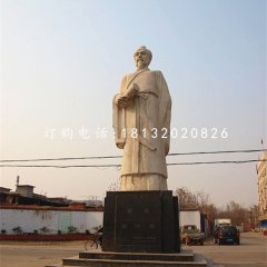 張仲景石雕，廣場古代醫學名人石雕