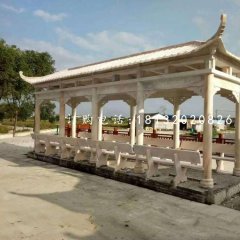 長廊石雕，公園長廊石雕