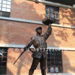董存瑞銅雕，廣場(chǎng)烈士銅雕