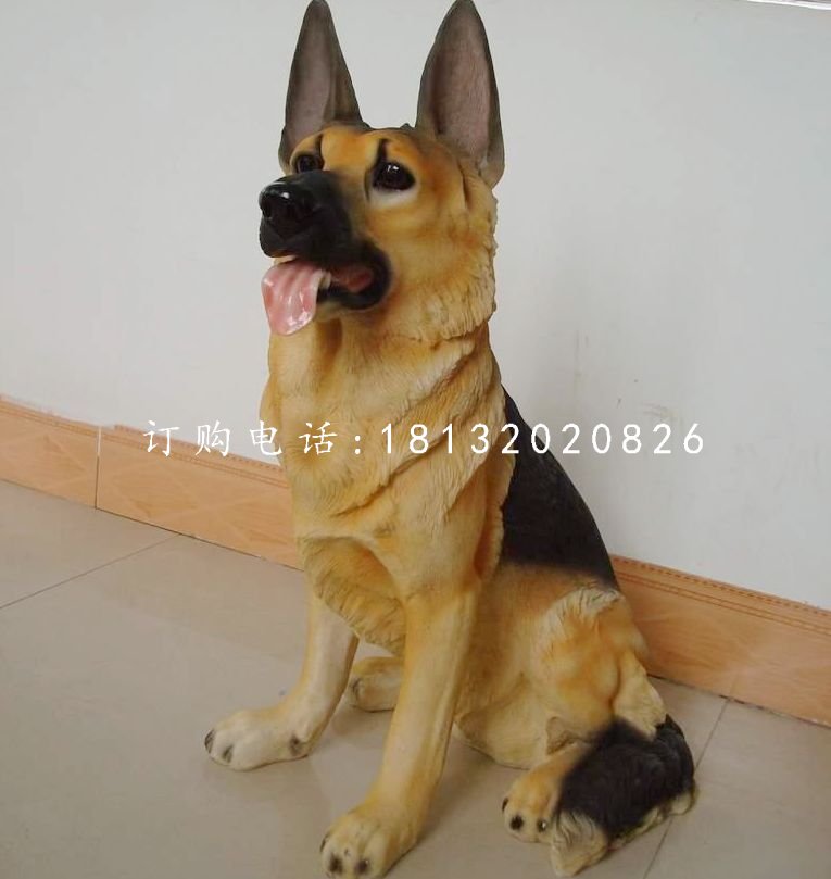 仿真小狗雕塑公園玻璃鋼動物雕塑