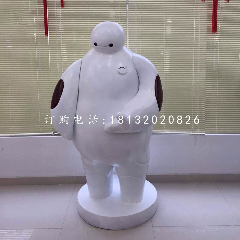 玻璃鋼大白，卡通人物雕塑 (1)