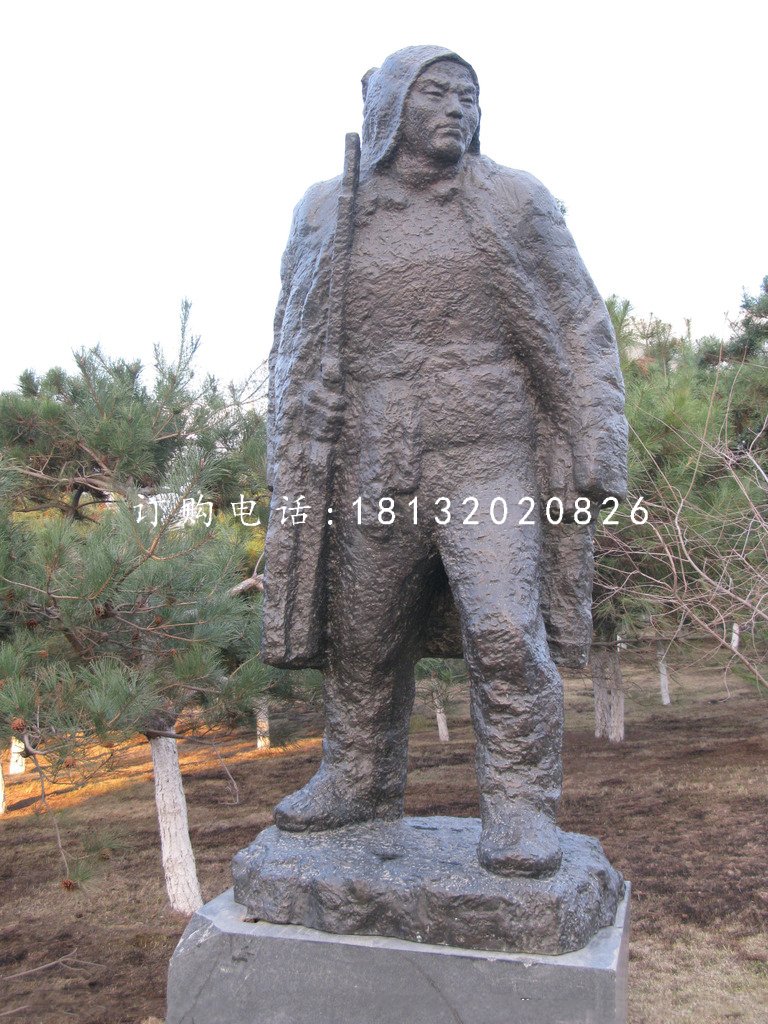 民兵銅雕，公園紀(jì)念銅雕