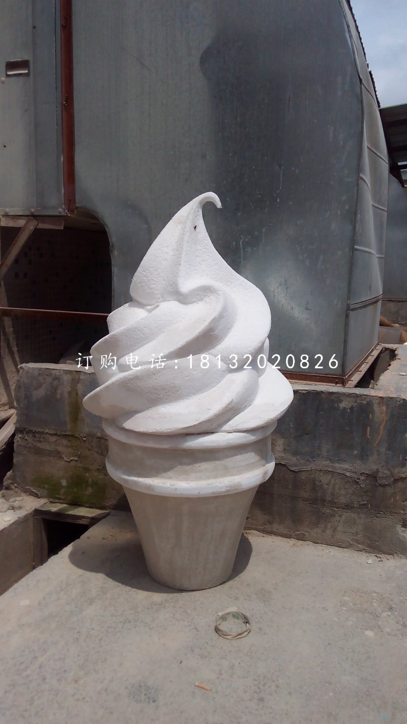 冰淇淋雕塑，玻璃鋼甜品