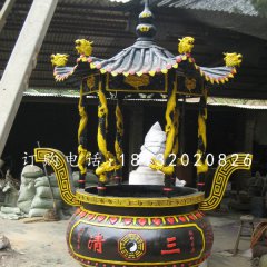 圓形香爐，鑄鐵香爐