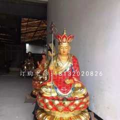 玻璃鋼彩繪佛像，地藏王菩薩雕塑